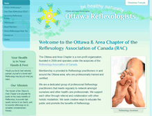 Tablet Screenshot of ottawareflexology.ca